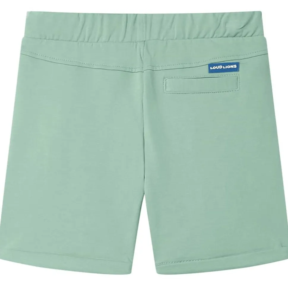 Barnshorts med snöre blandad ljus khaki 92