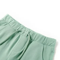 Barnshorts med snöre blandad ljus khaki 92