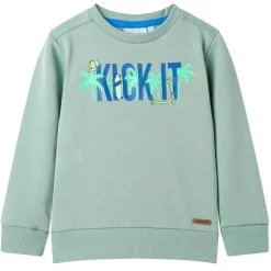 Barntröja ljus khaki 104
