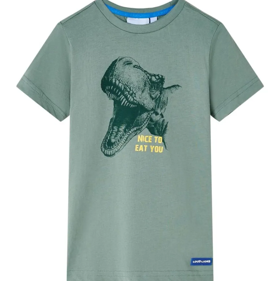 T-shirt för barn khaki 104