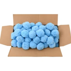 vidaXL Antibakteriella filterbollar blå 700 g polyeten