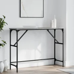 vidaXL Avlastningsbord grå sonoma 100x32x75 cm konstruerat trä