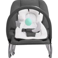 vidaXL Babysitter antracit stål