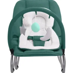 vidaXL Babysitter grön stål