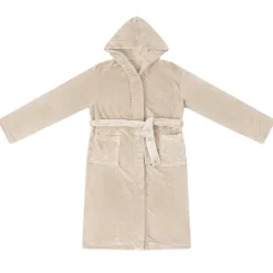 vidaXL Badräkt Hoodie Beige s Flanell
