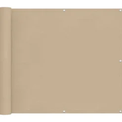 vidaXL Balkong Skärm 90 x 200 cm PU-belagt oxford alu