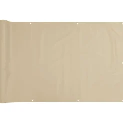 vidaXL Balkongskärm oxfordtyg 75 x 400 cm beige