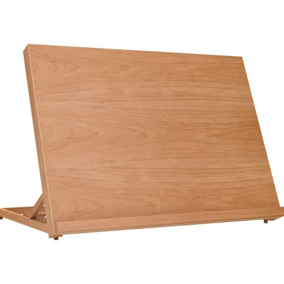 vidaXL Bordstaffli 65x48x7 cm massivt bokträ