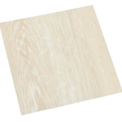 vidaXL Golvplankor 5,11 m² 55 pcs PVC Vit och Beige