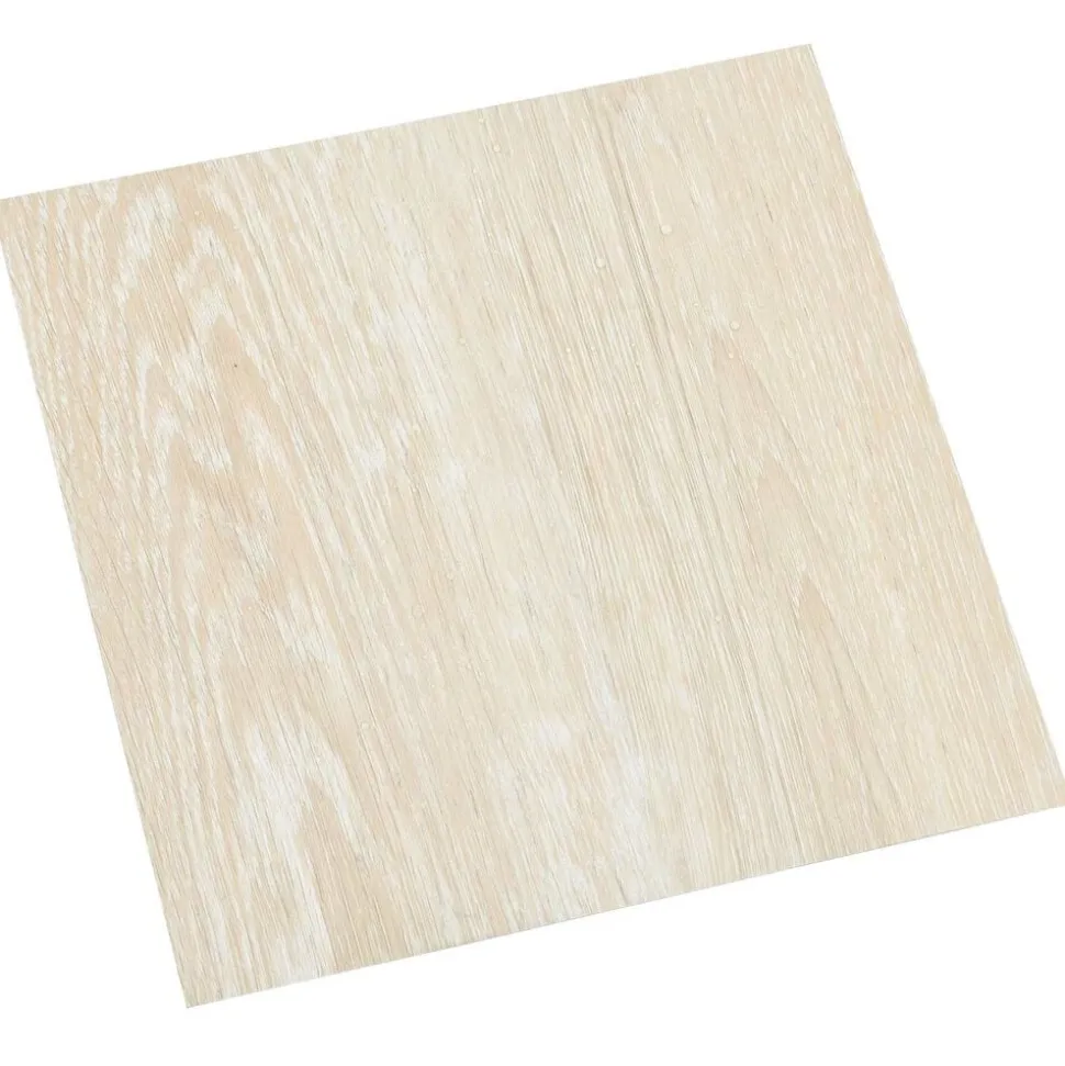 vidaXL Golvplankor 5,11 m² 55 pcs PVC Vit och Beige