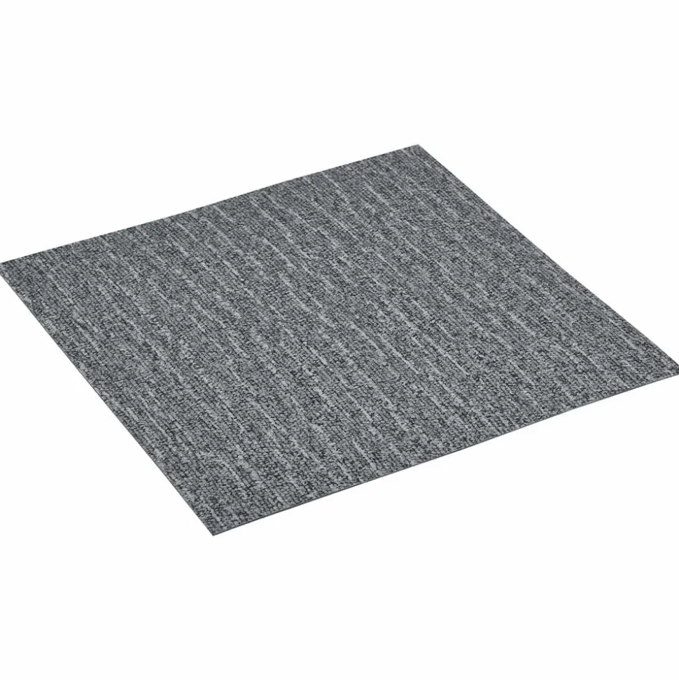 vidaXL Golvplankor 5,11 m² 55 pcs PVC Vitt och Grått