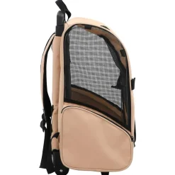 vidaXL Hopfällbar djurvagn beige