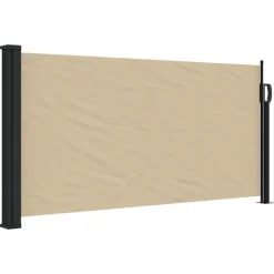 vidaXL Indragbar sidomarkis beige 100x300 cm
