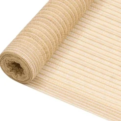 vidaXL Insynsskyddsnät beige 1x10 m HDPE 75 g/m²