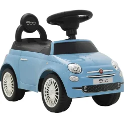 vidaXL Åkbil Fiat 500 blå