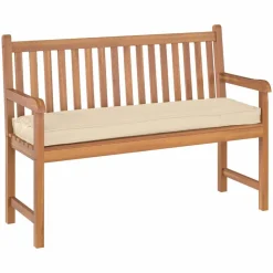 vidaXL Kudde Beige 140 x 40 x 8 cm Oxford Tyg