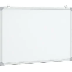vidaXL Magnetisk whiteboard 40x30x1,7 cm aluminium