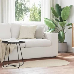 vidaXL Områdesmattor HUARTE Beige 80 x 150 cm Polyester