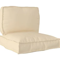 vidaXL Pallkuddset 2 pcs Beige Oxford Tyg