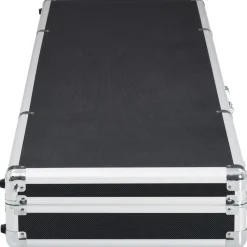 vidaXL Pistolväska svart 134x35x12 cm aluminium