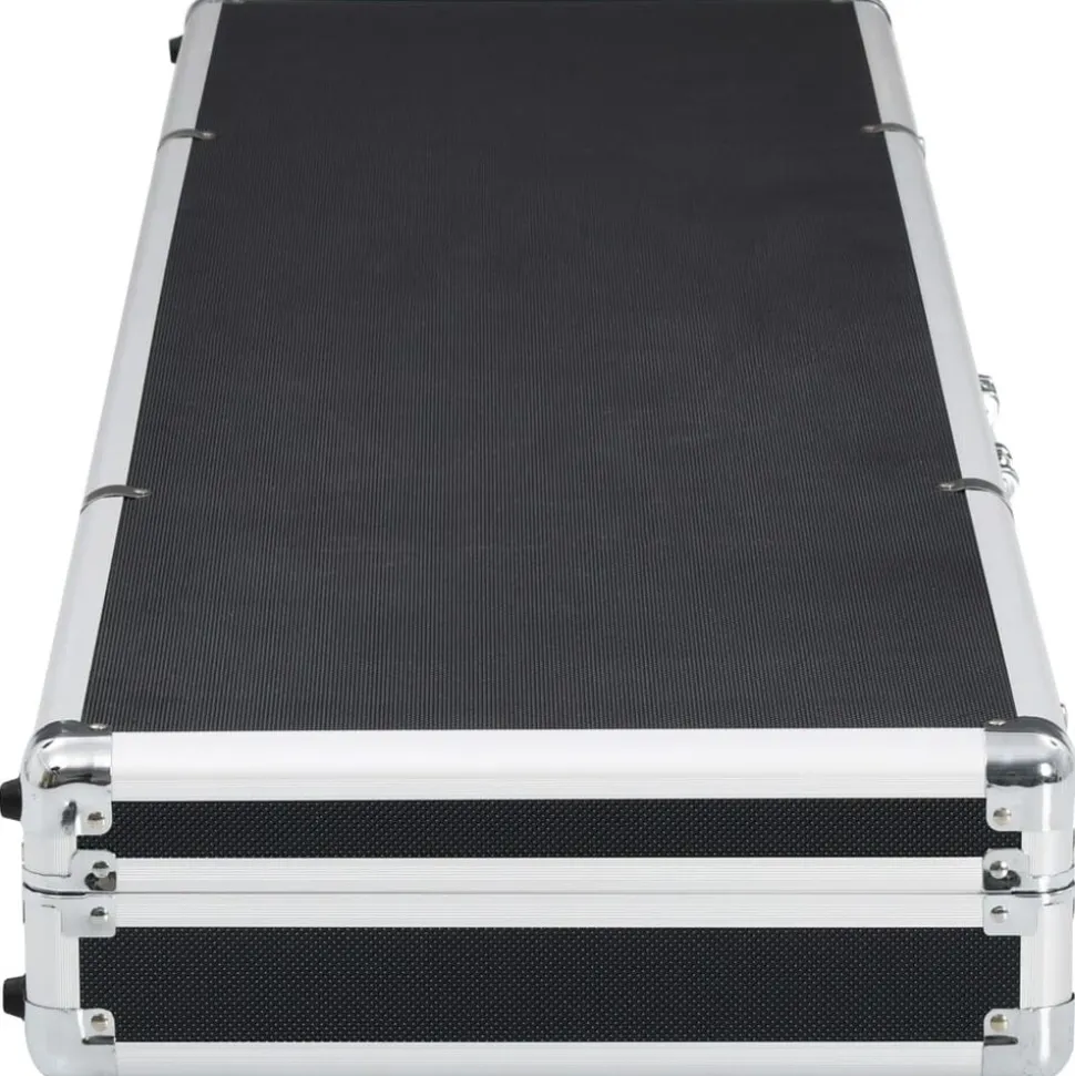 vidaXL Pistolväska svart 134x35x12 cm aluminium