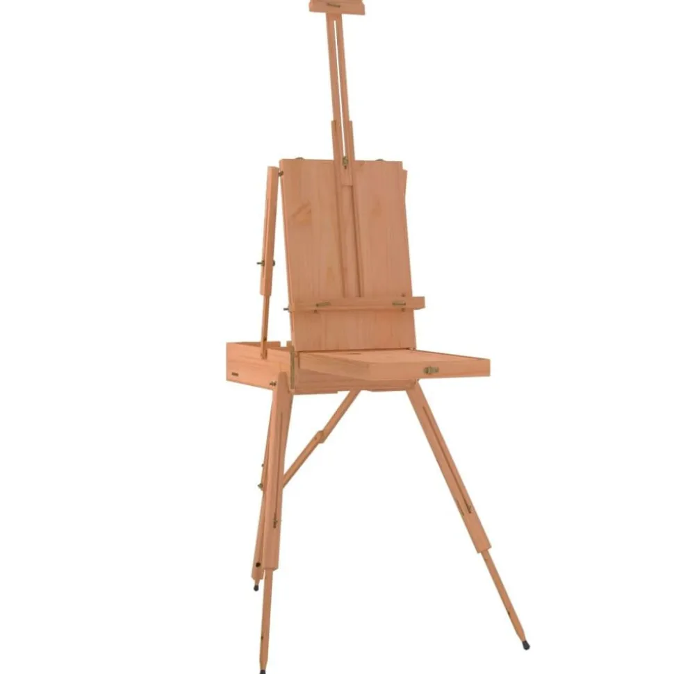vidaXL Staffli 81x121x173 cm massivt bokträ