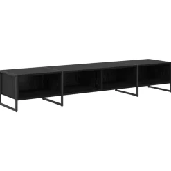 vidaXL TV-skåp Svart Ek 170.5 x 36 x 30.5 cm Konstruerat trä