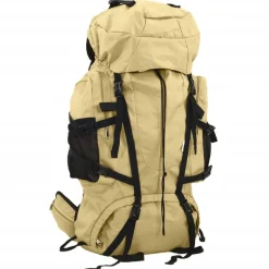 vidaXL Vandringsryggsäck khaki 60 L oxford-tyg